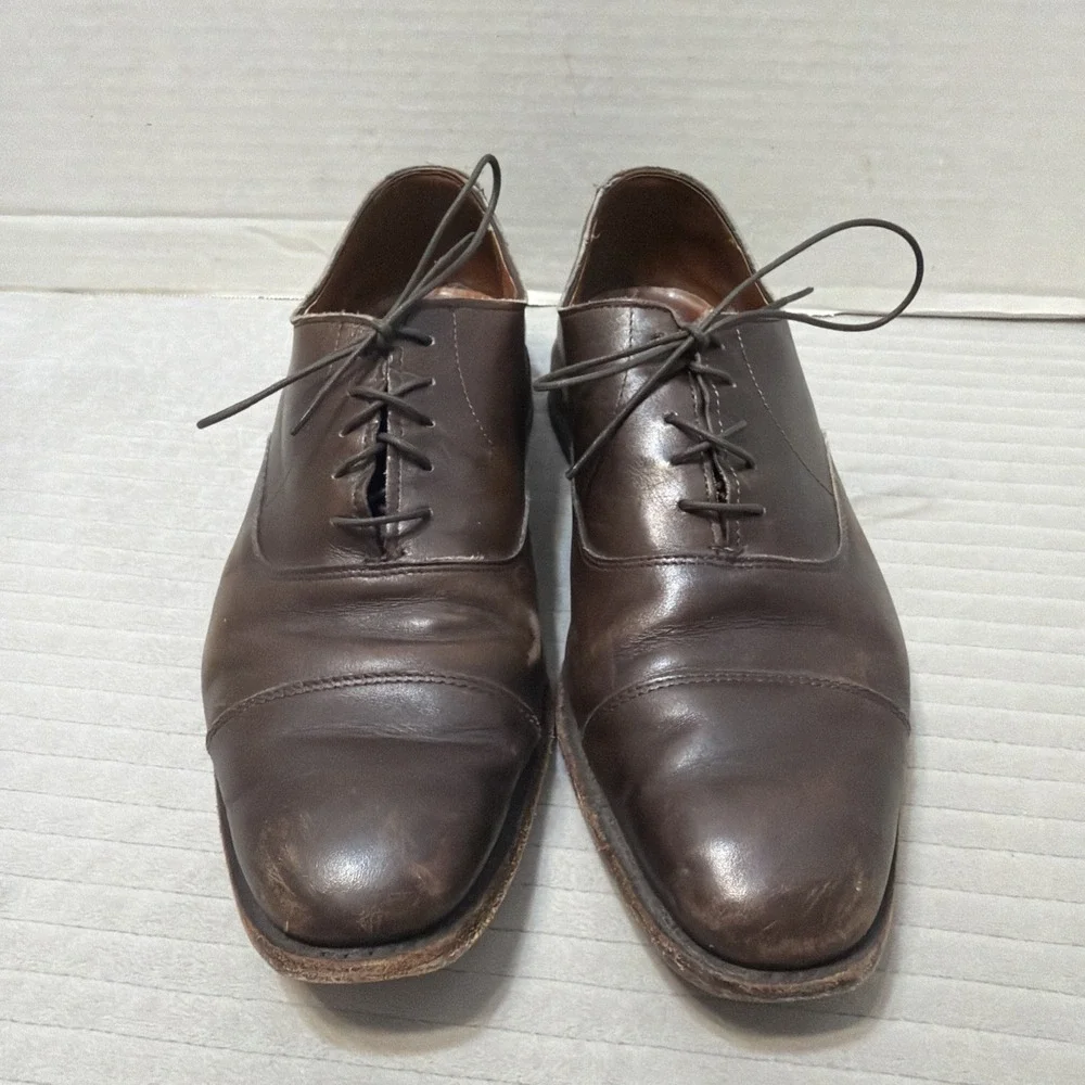 Allen Edmonds Park Avenue Cap Toe Oxford Shoes 5615 Men's Size 11.5 D Brown